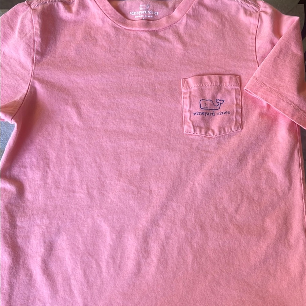 Vineyard Vines Pink Short Sleeve Tee